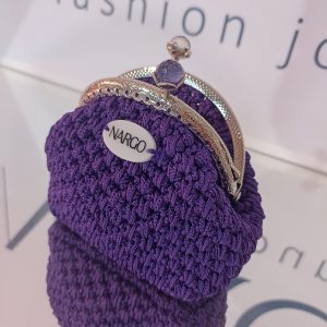 Χειροποίητο πλεκτό vintage πορτοφολάκι