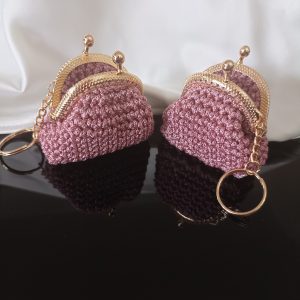 Alternative view of Σετ 2 μπρελόκ πορτοφολάκια 7x7εκ. - Make it on your own! - Επιλέξτε χρώμα!