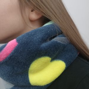 Χειροποίητο γούνινο παιδικό - εφηβικό κασκόλ λαιμός.