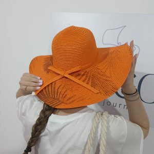 Alternative view of Ψάθινο καπέλο BAG TO BAG - Πορτοκαλί