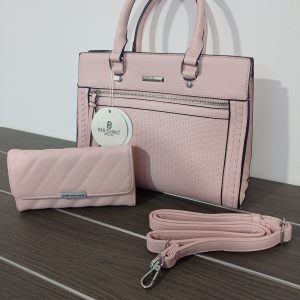 Γυναικεία ροζ τσάντα tote BAG TO BAG + ΔΩΡΟ ένα ροζ πορτοφόλι!!!