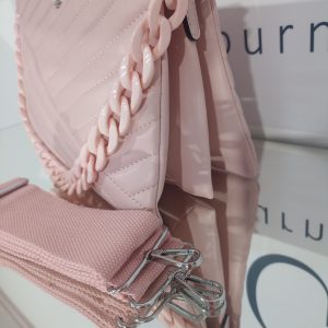 Alternative view of Γυναικεία ροζ τσάντα ώμου / χιαστί - BAG TO BAG