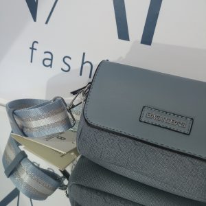 Γυναικείο τσαντάκι χιαστί BAG TO BAG με όψη blue denim.