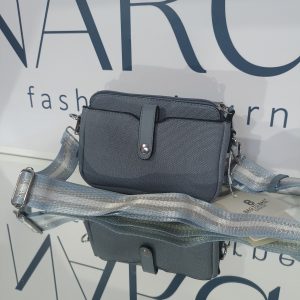 Γυναικείο τσαντάκι χιαστί BAG TO BAG με όψη blue denim.