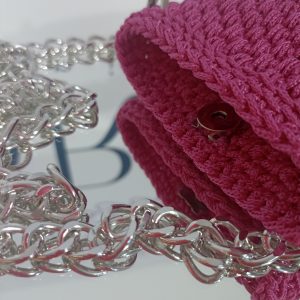 Πλεκτό παιδικό-εφηβικό τσαντάκι / θήκη κινητού