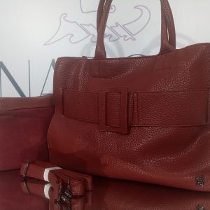 Γυναικεία μπορντό τσάντα ώμου / χειρός / χιαστί. Μία μοναδική τσάντα που θα λατρέψετε! Σε μία φανταστική απόχρωση του κόκκινου! Στο κόκκινο Βουργουνδίας!