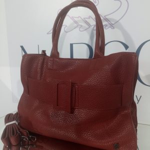 Γυναικεία τσάντα ώμου / χειρός / χιαστί BAG TO BAG σε μπορντό απόχρωση