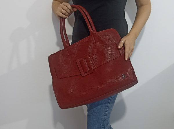 Γυναικεία τσάντα ώμου / χειρός / χιαστί BAG TO BAG σε μπορντό απόχρωση