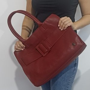 Γυναικεία τσάντα ώμου / χειρός / χιαστί BAG TO BAG σε μπορντό απόχρωση