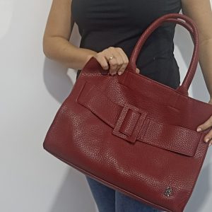 Γυναικεία τσάντα ώμου / χειρός / χιαστί BAG TO BAG σε μπορντό απόχρωση