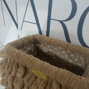 Χειροποίητη πλεκτή puffy bag!!!