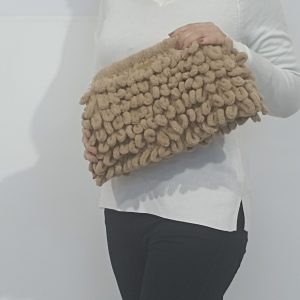 Alternative view of Πλεκτή puffy τσάντα χειρός (38εκ Χ 22εκ) - Make it on your own! - Επιλέξτε χρώμα!