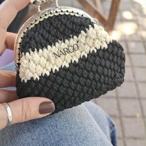 Πλεκτό πορτοφόλι vintage