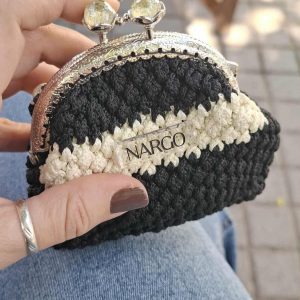 Alternative view of Πλεκτό πορτοφόλι vintage