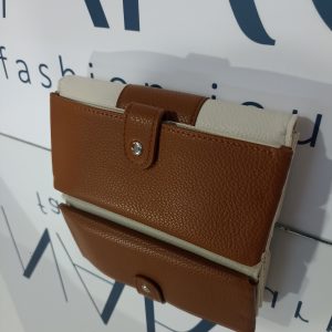 Alternative view of Γυναικείο πορτοφόλι BAG TO BAG / Εκρού - Καφέ ταμπά