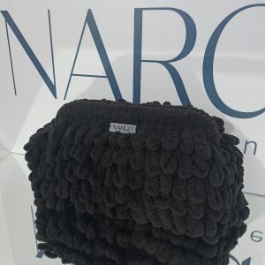 Χειροποίητη puffy τσάντα χειρός,