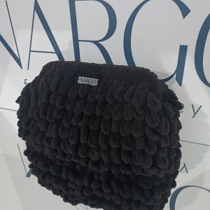 Χειροποίητη puffy τσάντα χειρός,