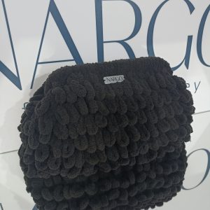 Χειροποίητη puffy τσάντα χειρός,