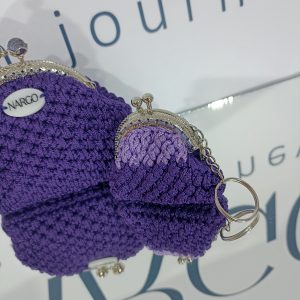 Σετ δώρου χειροποίητο πλεκτό πορτοφόλι και μπρελόκ!!!