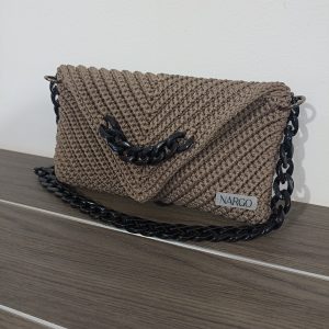 Alternative view of Πλεκτή τσάντα ώμου φάκελος - Make it on your own! - Επιλέξτε χρώμα!