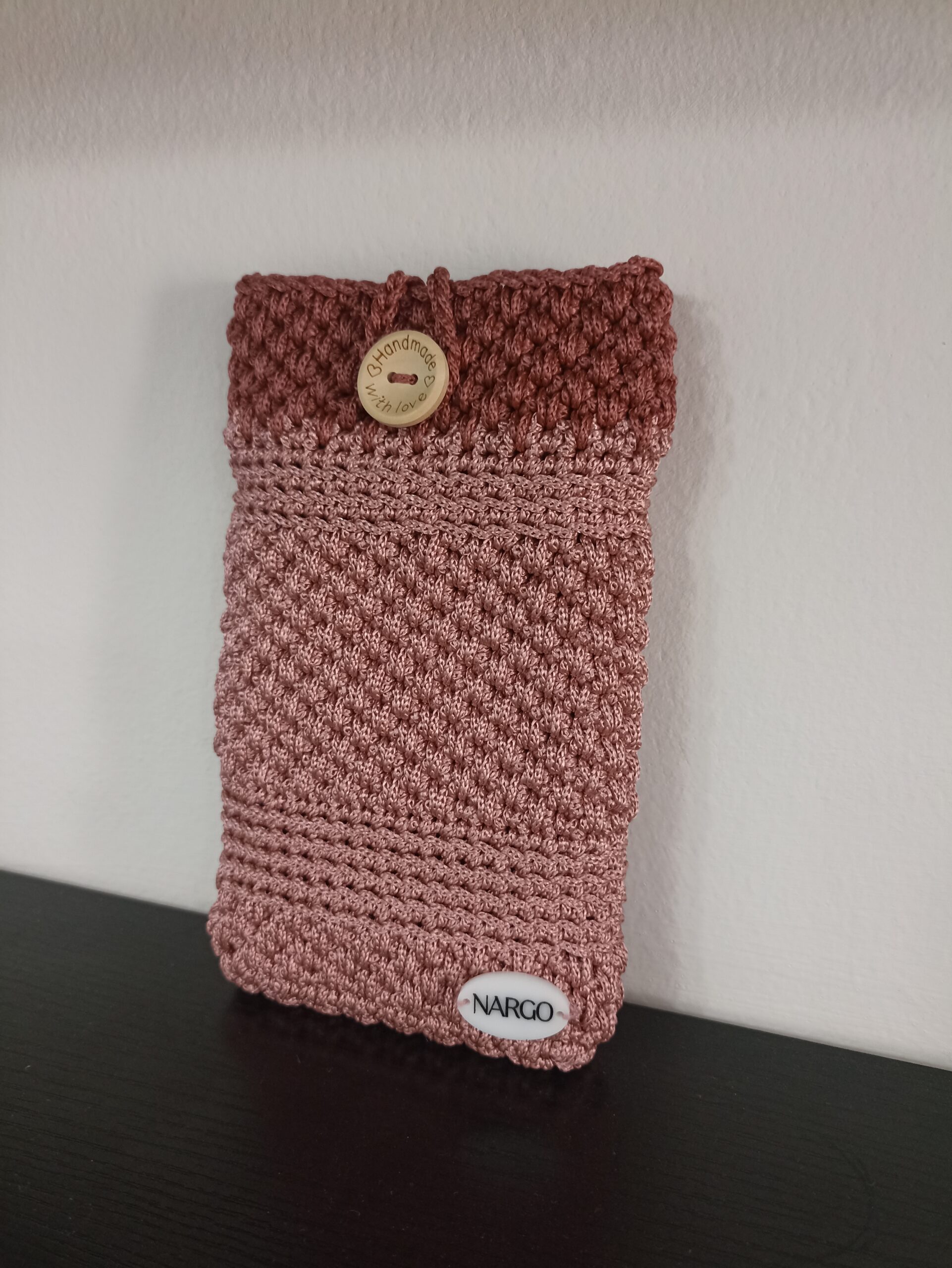 Πλεκτή εφηβική θήκη κινητού – Make it on your own! – Επιλέξτε χρώμα!