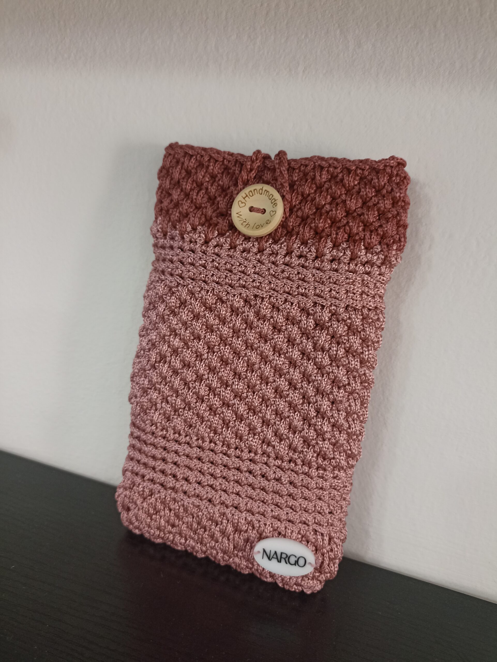 Πλεκτή εφηβική θήκη κινητού – Make it on your own! – Επιλέξτε χρώμα! - Image 4