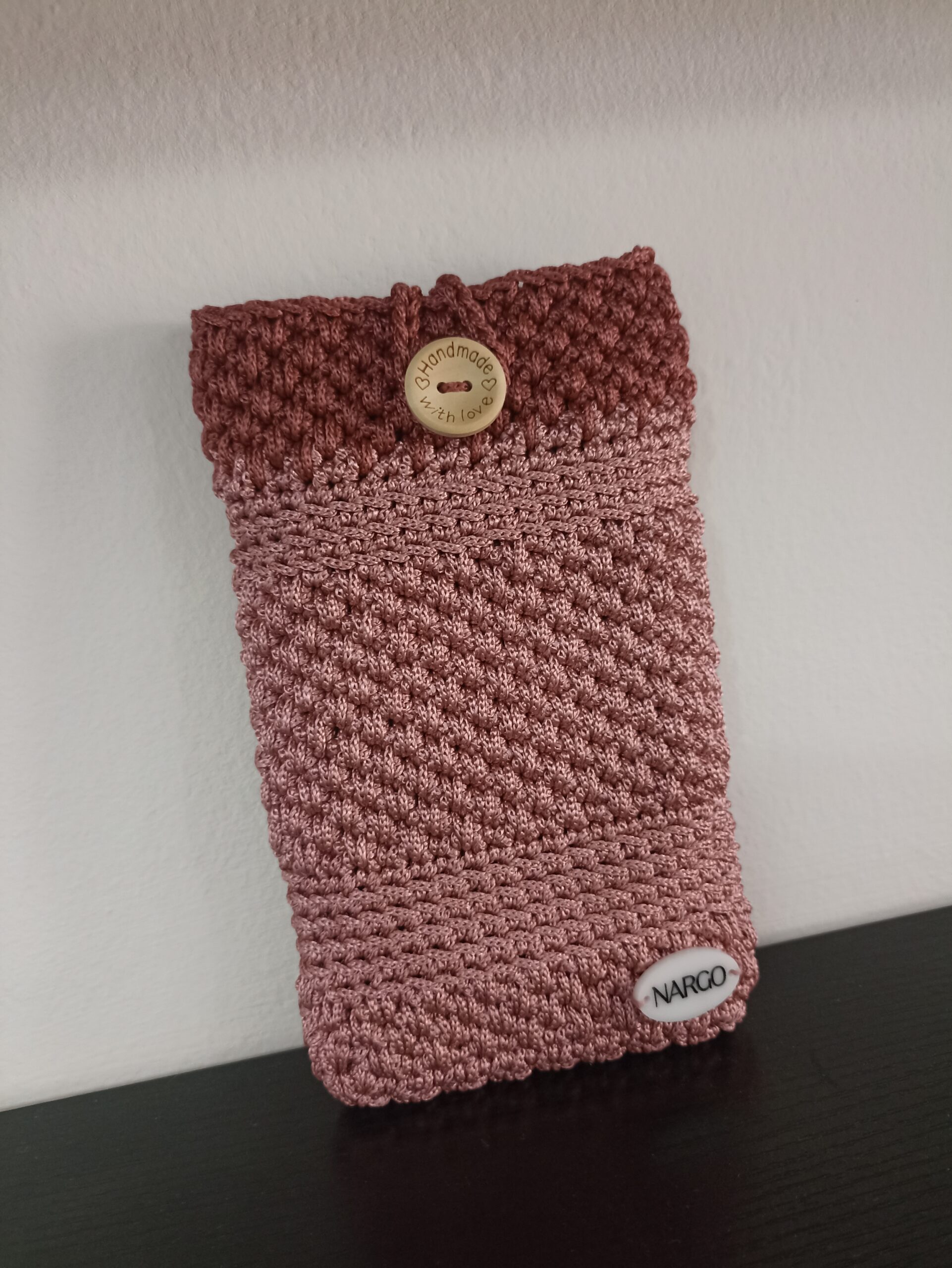 Πλεκτή εφηβική θήκη κινητού – Make it on your own! – Επιλέξτε χρώμα! - Image 2