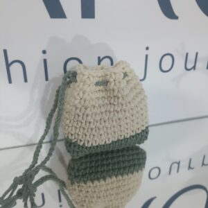 Χειροποίητο Πλεκτό Mini Pouch για μικροαντικείμενα