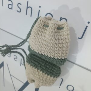 Χειροποίητο Πλεκτό Mini Pouch για μικροαντικείμενα