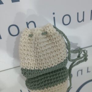 Χειροποίητο Πλεκτό Mini Pouch για μικροαντικείμενα