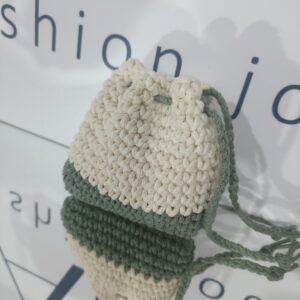 Χειροποίητο Πλεκτό Mini Pouch για μικροαντικείμενα