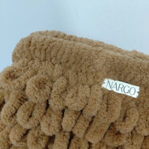 Πλεκτή τσάντα puffy χειρός – Επιλογή χρώματος και μεγέθους - Image 3